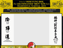 Tablet Screenshot of oomyungdoe.com